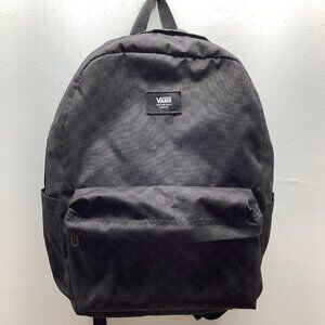 Vans Old Skool Checkerboard Backpack-Black/Charcoal-Recycled Polyester (Unisex)